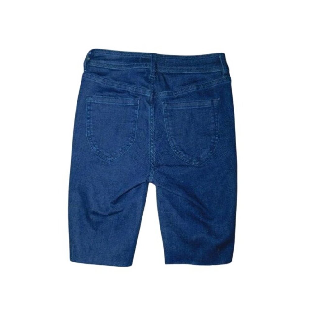 Free People Size 25 Dark Wash Cut Off Jean Shorts NWT $78 - Picture 2 of 2